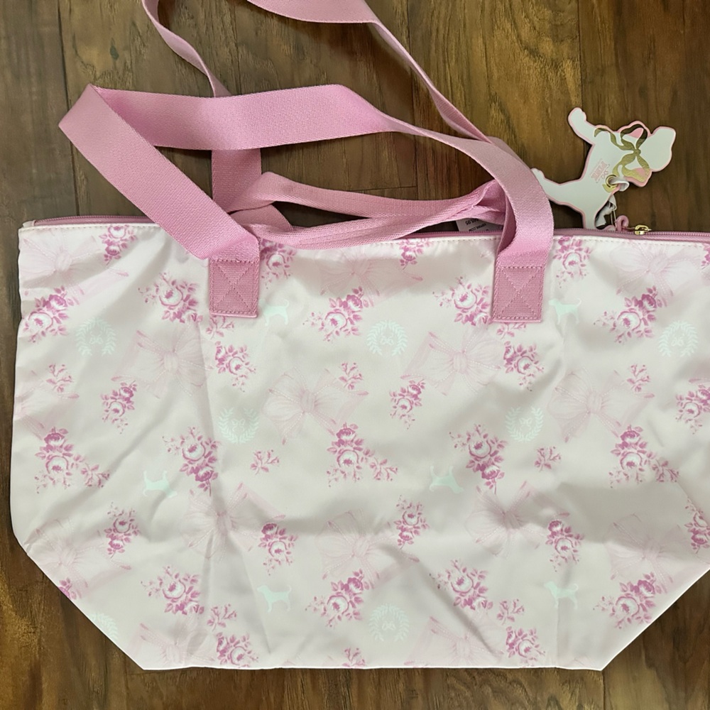 LoveShackFancy Pink Floral Tote